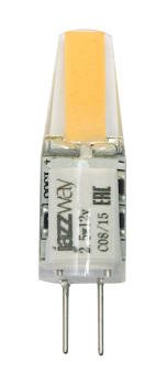 Лампа светодиодная Jazzway G4 2,5Вт 3000К теплый белый свет