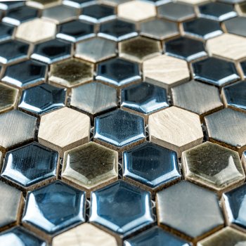 Мозаика Ceramic hexagon мультиколор SMK03
