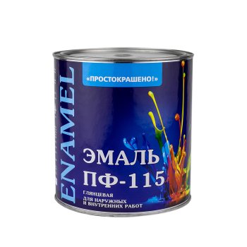 Эмаль алкидная универсальная ПФ-115 Простокрашено Эмпилс красная 2,7 кг