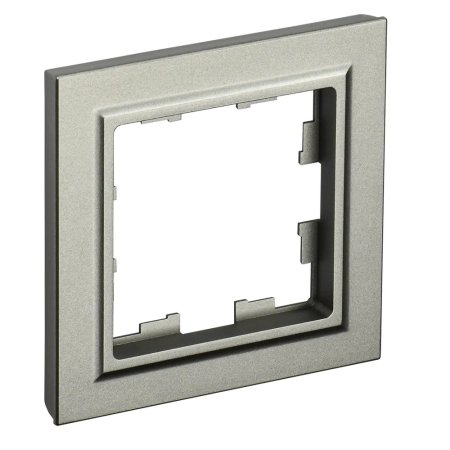 Рамка IEK Brite 1 пост, цвет шампань