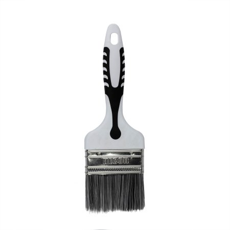 Кисть флейцевая DECOR Black White 75 мм универсальная