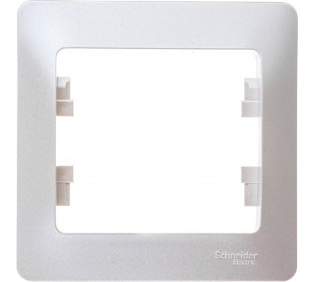 Рамка Schneider Electric Glossa 1 пост, цвет перламутр