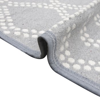 Ковёр интерьерный  SACIL RUG прямой 1,2х0,8 м серый