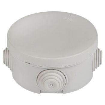 Коробка распределительная накладная Schneider Electric d80х45мм IP55 серая