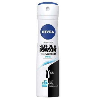 Дезодорант Nivea Невидимая защита Пьюр спрей,  150 мл для женщин