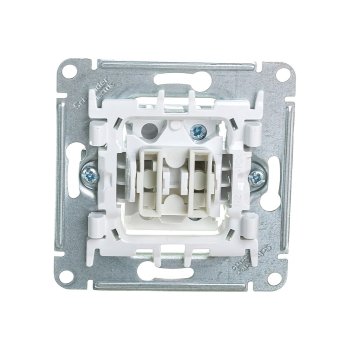 Выключатель встраиваемый Schneider Electric AtlasDesign 1 кл. карбон без подсветки