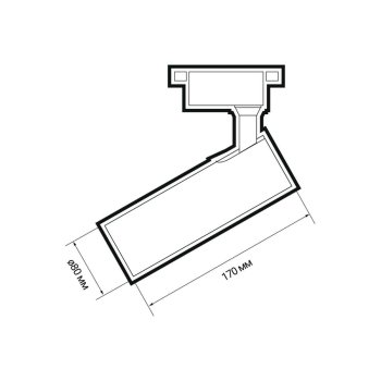 Прожектор светодиодный направленного света Jazzway PTR 0620 20Вт 1800Лм 4000К 24° черный