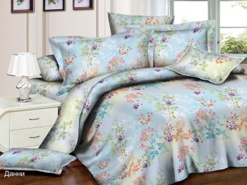 Комплект постельного белья Satin Collection полутороспальный микросатин
