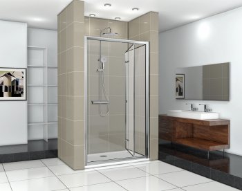 Дверь душевая Ceruttispa BELLA D101T 100х195 см