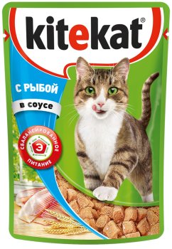 Корм консервированный для кошек Kitekat Рыба 85г