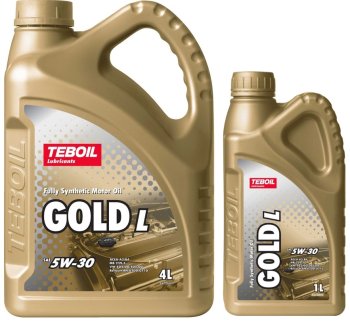 Масло моторное TEBOIL GOLD L 5W30 4+1л SN PLUS; SN; CF