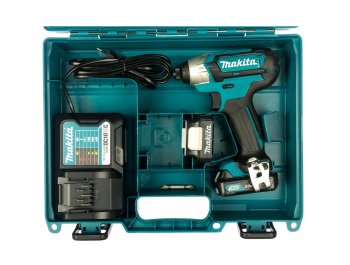 Дрель-шуруповерт аккумуляторная Makita TD110DWAE Li-lon 12В 2x2Ач 110Нм