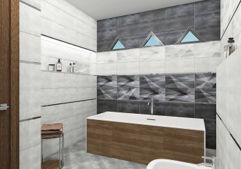 Плитка настенная Shape, White