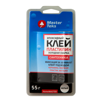 Клей холодная сварка MasterTeks HomeMaster белый 55 гр