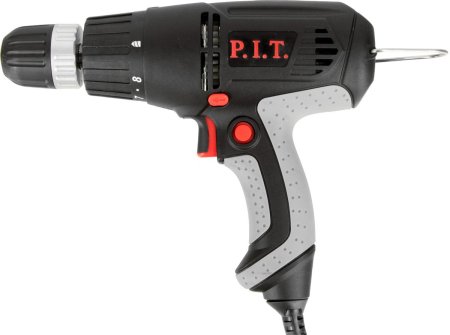 Дрель-шуруповерт сетевая P.I.T. PBM10-C1 400Вт 25Нм