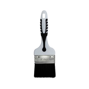 Кисть флейцевая DECOR Black White 75 мм для работ по дереву