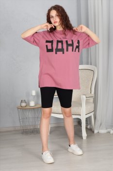 Пижама женские, р.42, цвет розовый/черный