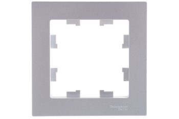 Рамка Schneider Electric AtlasDesign 1 пост, цвет жемчуг
