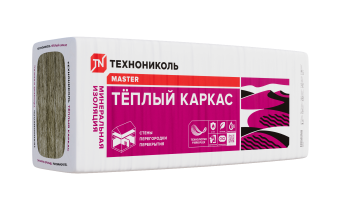Минераловатная теплоизоляция Теплый каркас PN37 Технониколь 1200х610х100 мм