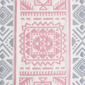 Покрывало Этель Cotton 240х180 см розовый/серый