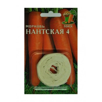 Семена моркови Нантская 4 на ленте Поиск