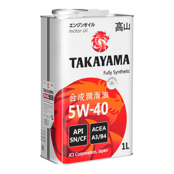 Масло моторное TAKAYAMA Adaptec 5W40 1л SN/CF