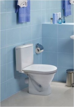 Унитаз-компакт Santek Алькор напольный  выпуск косой