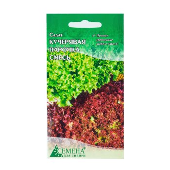 Семена салата Кучерявая парочка Семена для Сибири