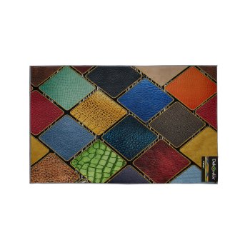 Коврик влаговпитывающий Dekorelle Velvet 100х60 см мультиколор