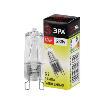 Лампа галогенная Эра G9 60Вт 3000К