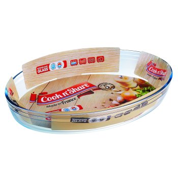 Блюдо для запекания Cook&Share 35х24 см Боросиликатное стекло 1 шт