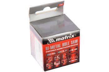 Коронка Matrix BIMETAL 40 мм по металлу