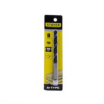 Сверло по дереву Stayer 2942-110-08_z01 8 мм 110 мм 1 шт