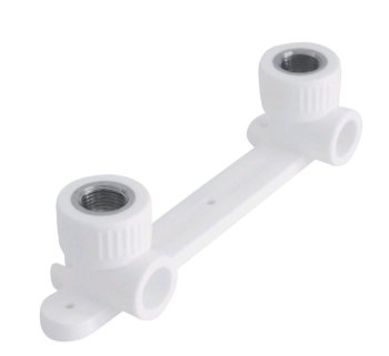 Водорозетка двойная PPR 20 мм 1/2" дюйм