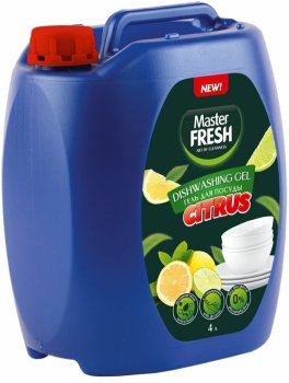 Жидкость для мытья посуды нет Master Fresh Лимон 4000мл гель