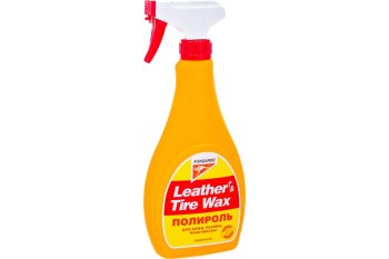 Полироль для пластика и кожи Leather & Tire Wax 500 мл