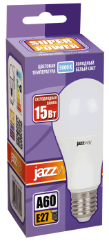Лампа светодиодная Jazzway E27 15Вт 5000К нейтральный белый свет