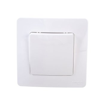 Выключатель встраиваемый Schneider Electric Blanca 1 кл. белый без подсветки