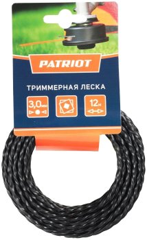 Леска для триммера PATRIOT 3 мм 12000 мм