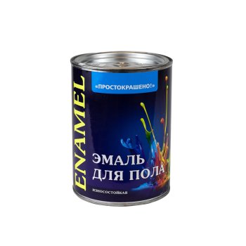 Эмаль алкидная для полов ПФ-266 Простокрашено Эмпилс терракотовая 0,9 кг