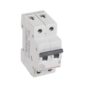 Автоматический выключатель Legrand Rx3 2P 20А хар-ка C 4,5кА