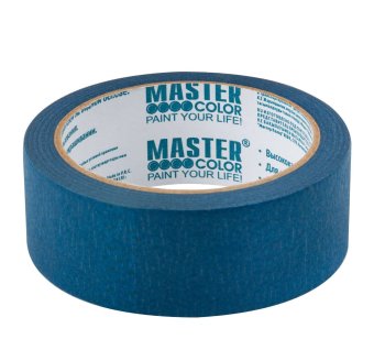 Лента малярная Master Color 36 мм х 25м синий