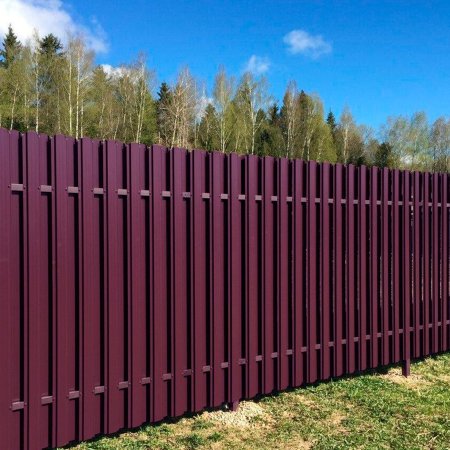 Штакетник красное вино RAL3005 1500х118х0,45 мм