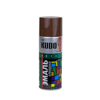 Эмаль аэрозольная Kudo какао 520 мл глянцевая