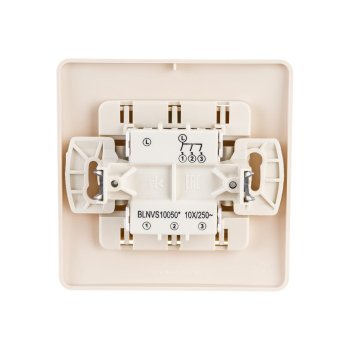 Выключатель встраиваемый Schneider Electric Blanca 3 кл. бежeвый без подсветки