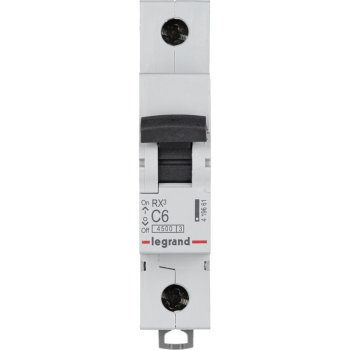 Автоматический выключатель Legrand Rx3 1P 6А хар-ка C 4,5кА