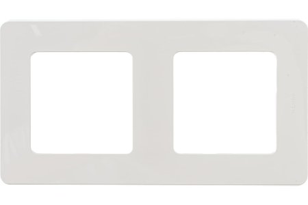 Рамка Legrand Inspiria 2 поста, цвет слоновая кость