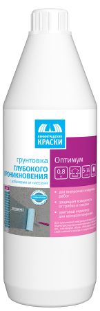 Грунтовка акриловая проникающая Оптимум Текс 0,8 кг