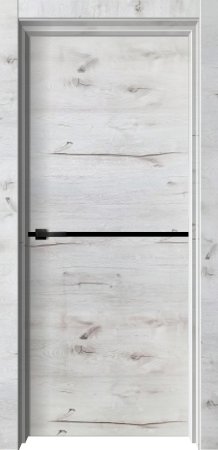 Дверь межкомнатная WOOD1 арктик 600х2000 мм
