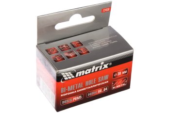 Коронка Matrix BIMETAL 30 мм по металлу
